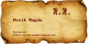 Movik Magda névjegykártya